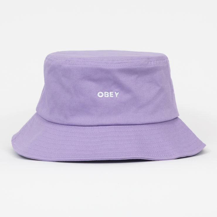OBEY Bold Twill Bucket Hat in LAVENDER