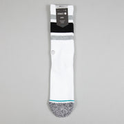 STANCE Boyd Staple Crew Socks in WHITE