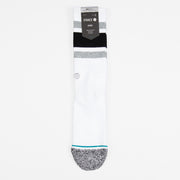 STANCE Boyd Staple Crew Socks in WHITE