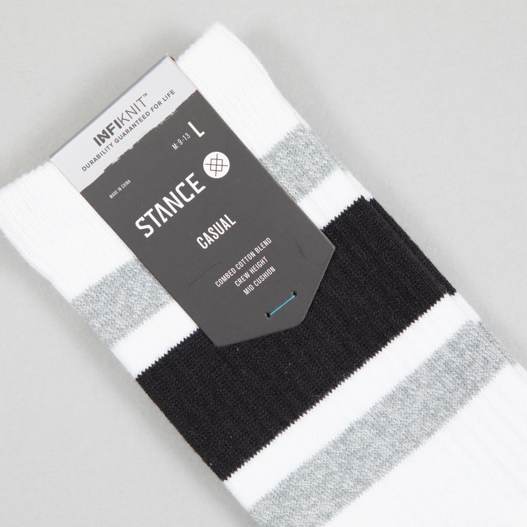 STANCE Boyd Staple Crew Socks in WHITE
