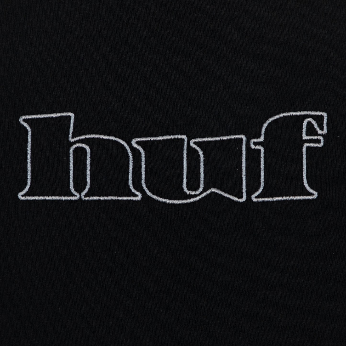 HUF Certificate Chest Logo Long Sleeve T-Shirt in BLACK