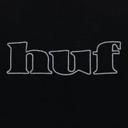 HUF Certificate Chest Logo Long Sleeve T-Shirt in BLACK