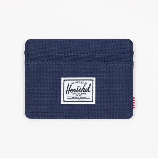 HERSCHEL SUPPLY CO. Charlie Card Holder Wallet in PEACOAT BLUE