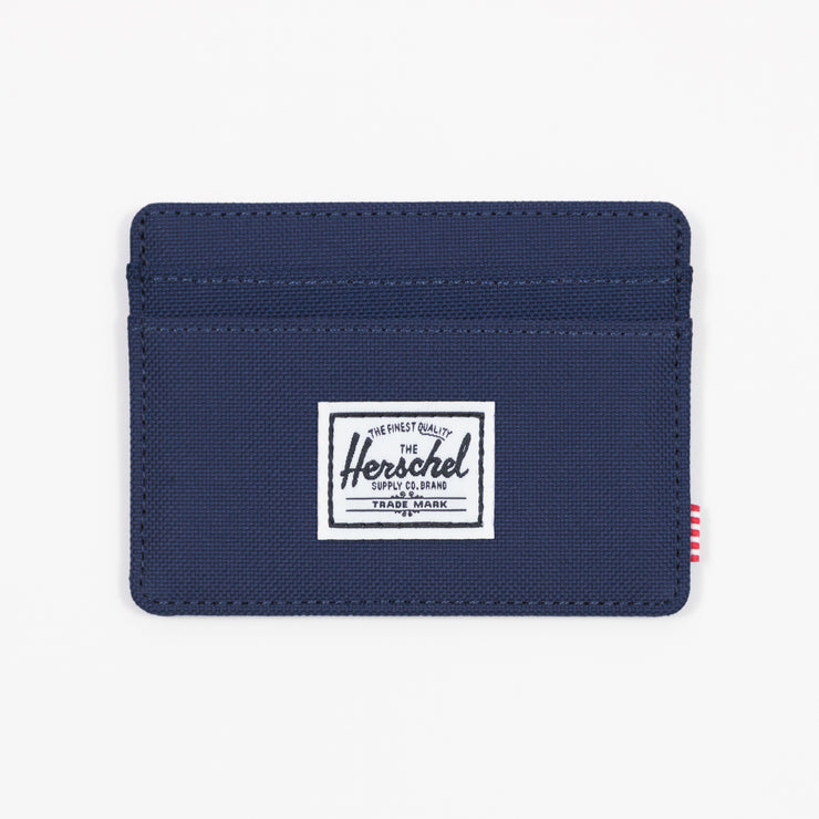 HERSCHEL SUPPLY CO. Charlie Card Holder Wallet in PEACOAT BLUE