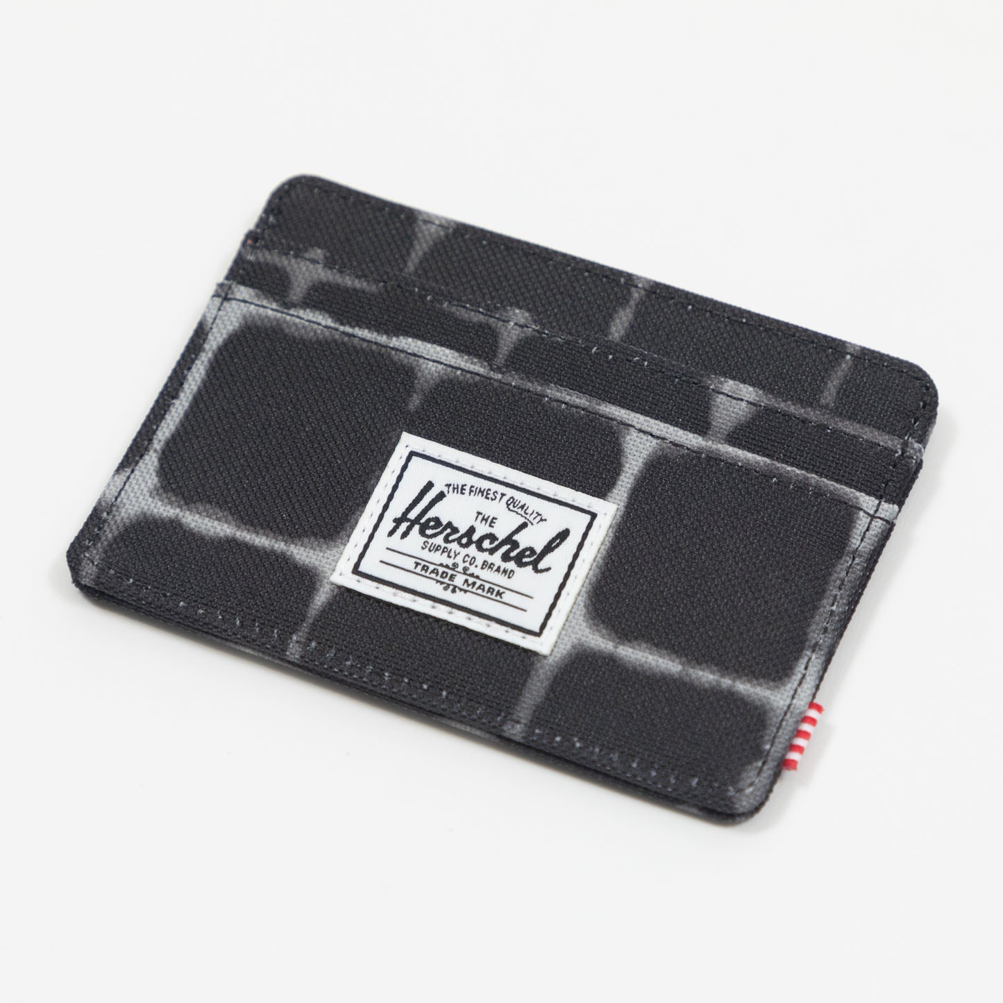 HERSCHEL SUPPLY CO. Charlie RFID Card Holder Wallet in BLACK TIE DYE