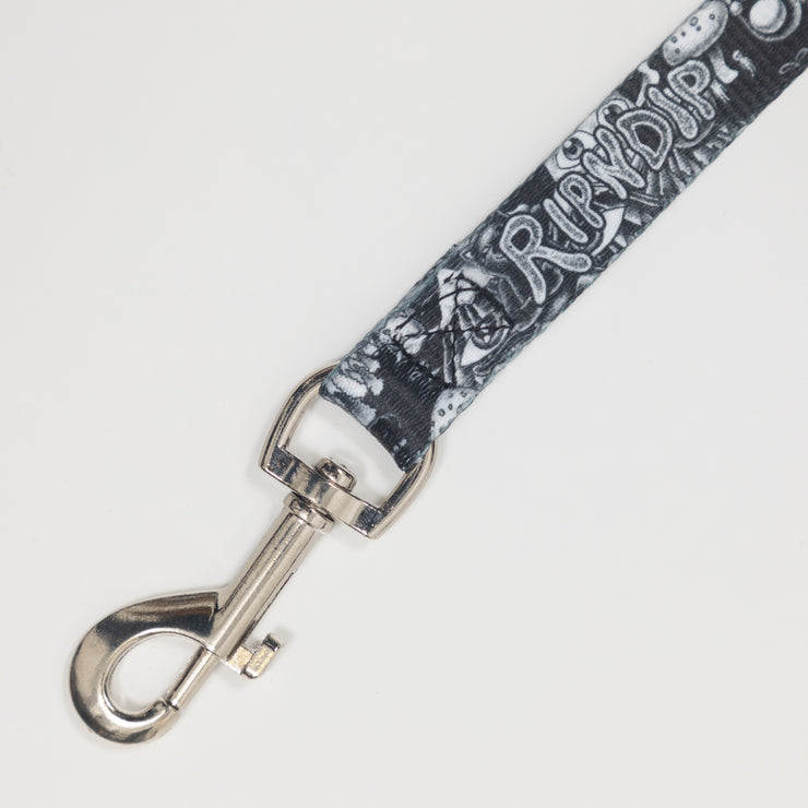 RIPNDIP Dark Twisted Fantasy Pet Leash in BLACK & WHITE
