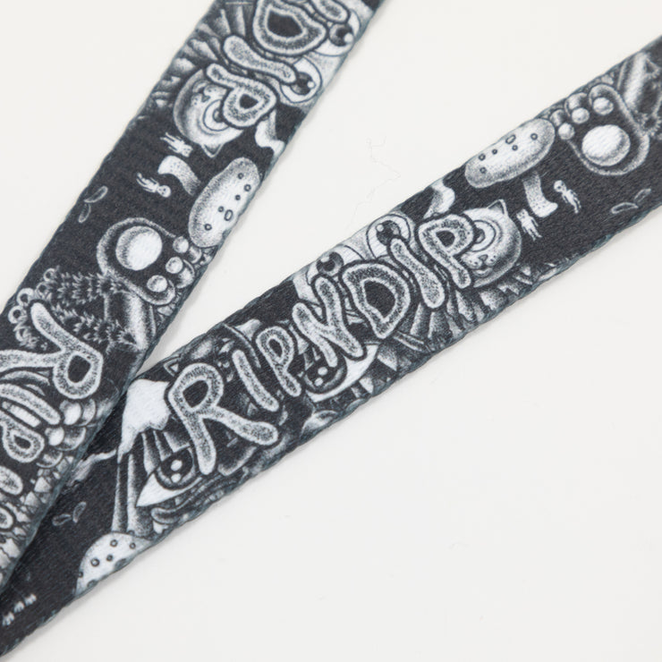 RIPNDIP Dark Twisted Fantasy Pet Leash in BLACK & WHITE