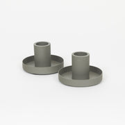 Ib Laursen Dinner Candle Holder in DUSTY GREEN - Pack of 2