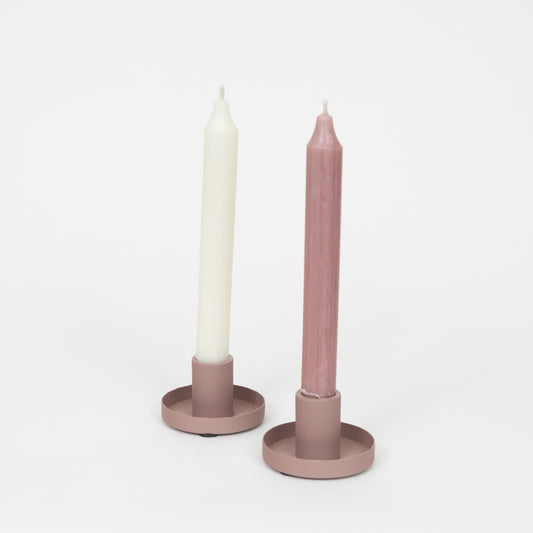 Ib Laursen Dinner Candle Holder in MALVA - Pack of 2