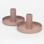 Ib Laursen Dinner Candle Holder in MALVA - Pack of 2