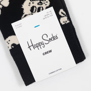 HAPPY SOCKS Dog Print Socks in BLACK