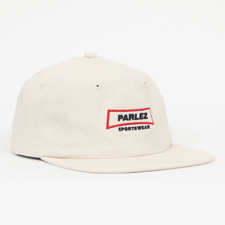 PARLEZ Downtown 6 Panel Cap in ECRU