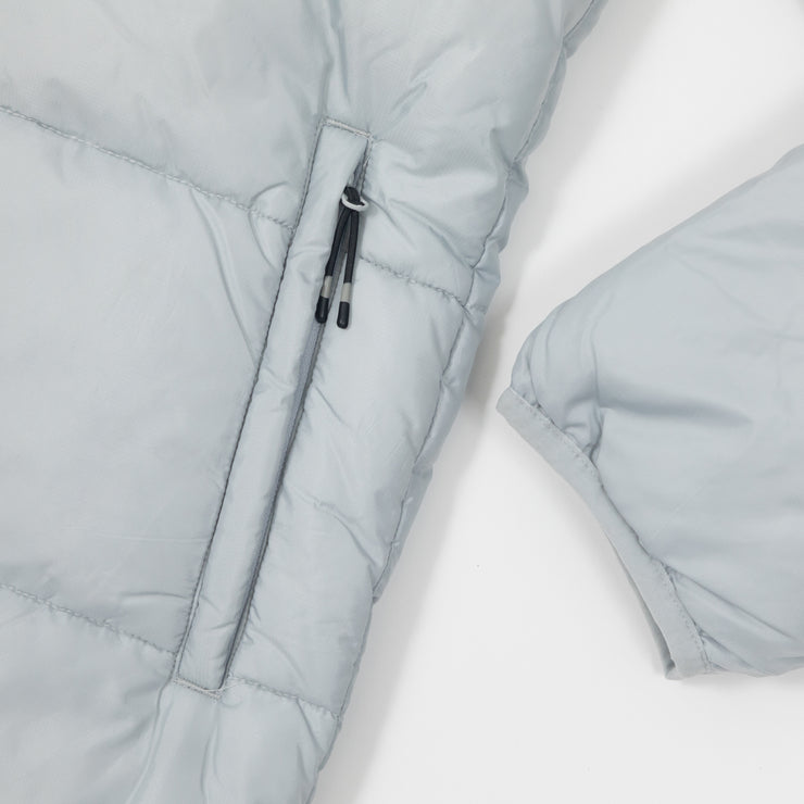 Womens NICCE Drewe Longline Puffer Jacket in HIGHRISE GREY