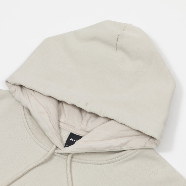 NICCE Eaves Ombre Fade Hoodie in BEIGE & BLUE