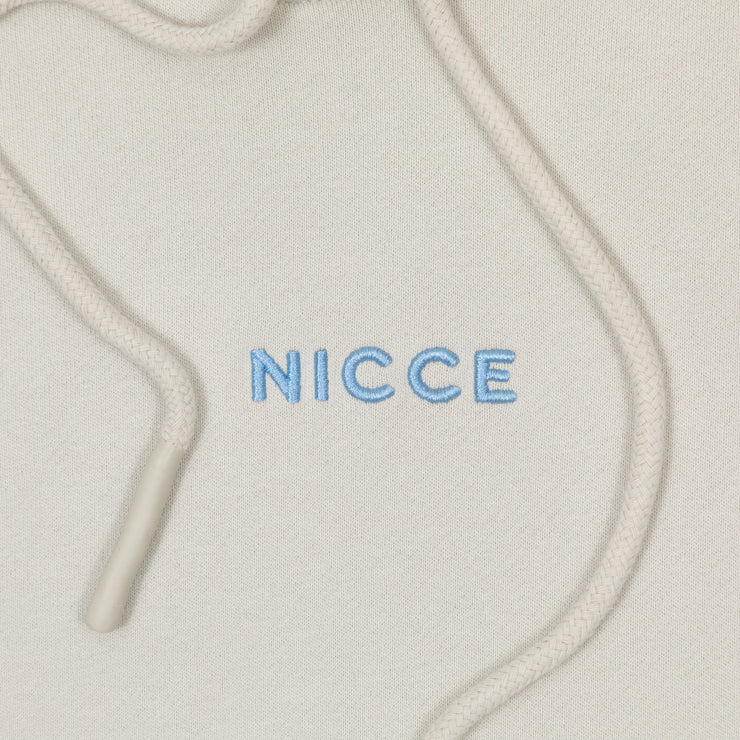 NICCE Eaves Ombre Fade Hoodie in BEIGE & BLUE