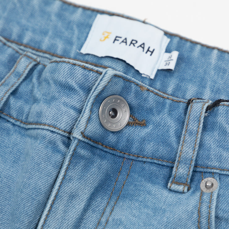 FARAH Elm Stretch Denim Jeans in LIGHT BLUE DENIM