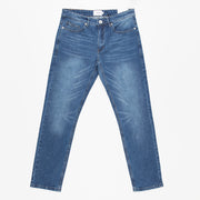 FARAH Elm Stretch Regular Fit Denim Jeans in WORN INDIGO
