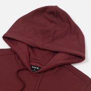 HURLEY Fastlane Solid Pullover Hoodie in Russet