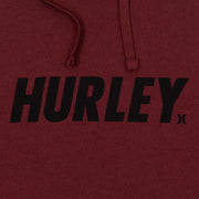 HURLEY Fastlane Solid Pullover Hoodie in Russet