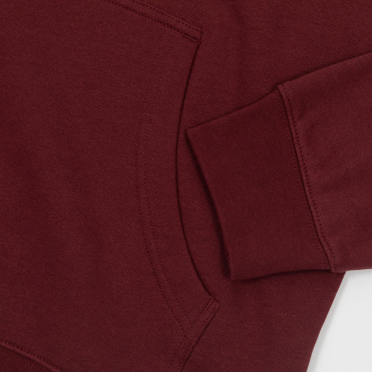 HURLEY Fastlane Solid Pullover Hoodie in Russet