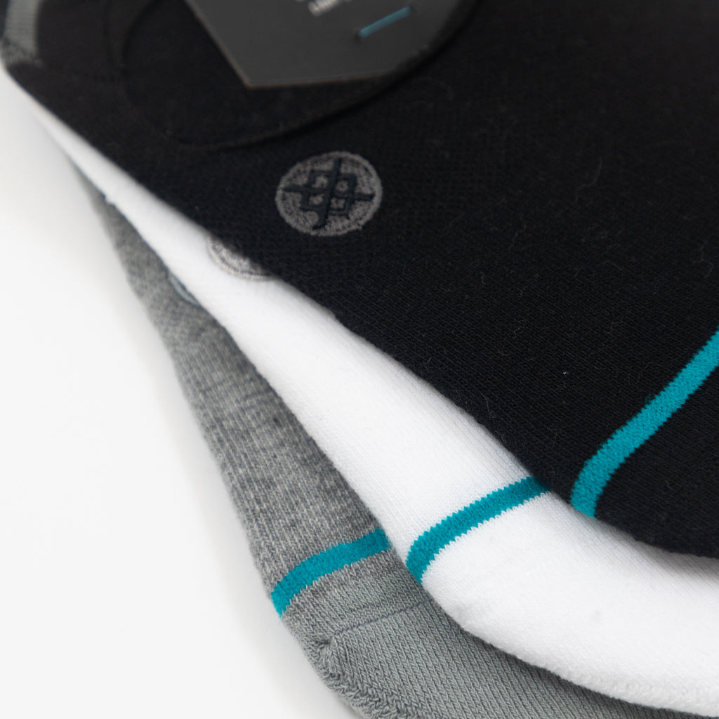 STANCE 3 Pack No Show Socks in MULTI