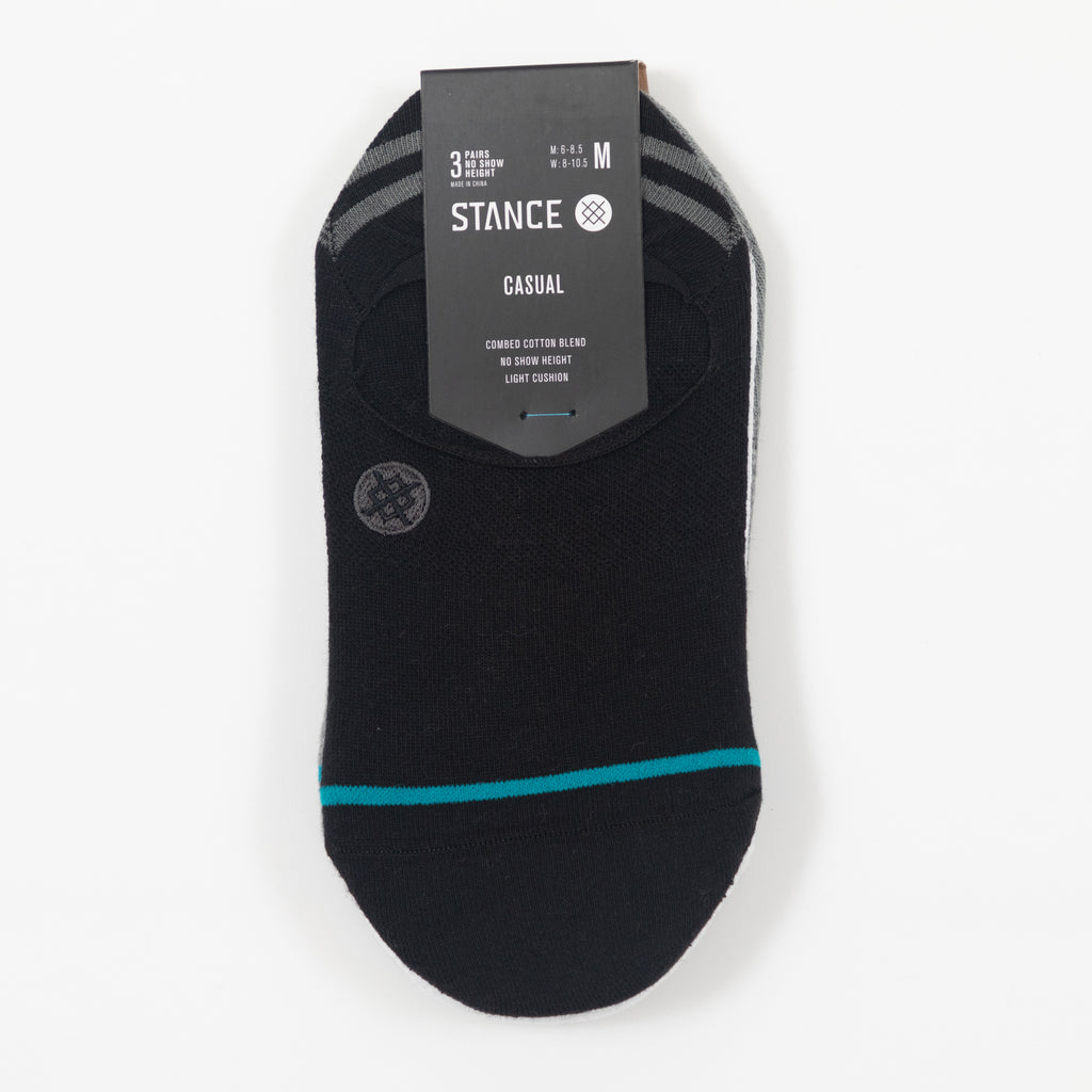 STANCE 3 Pack No Show Socks in MULTI