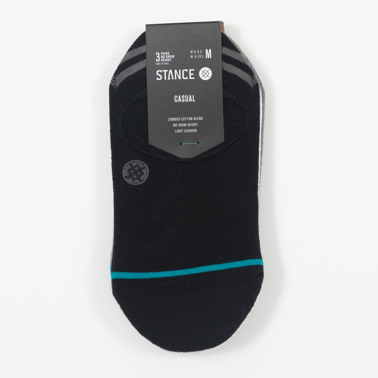 STANCE 3 Pack No Show Socks in MULTI