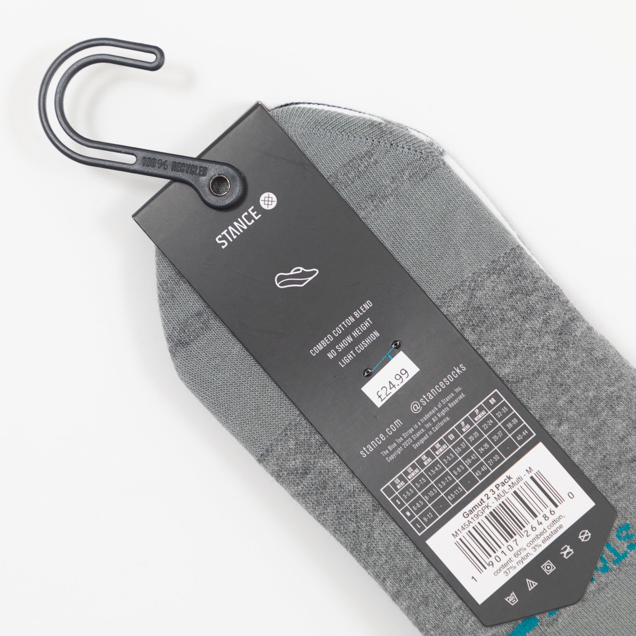 STANCE 3 Pack No Show Socks in MULTI