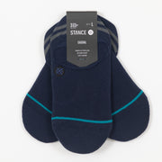 STANCE 3 Pack No Show Socks in NAVY