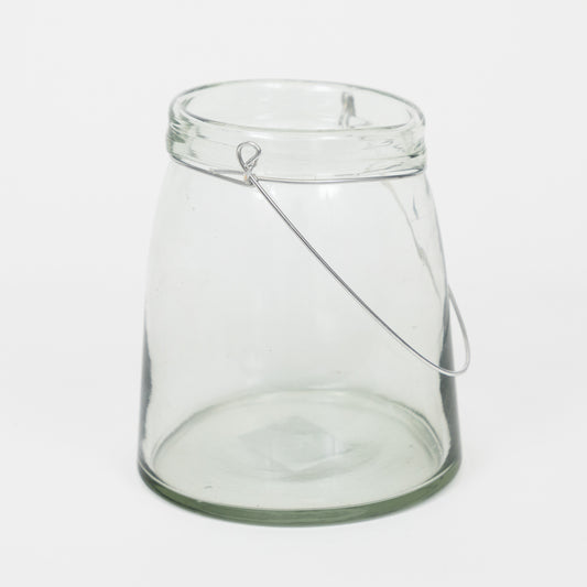 Ib Laursen Glass Hurricane Candle Holder