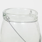 Ib Laursen Glass Hurricane Candle Holder