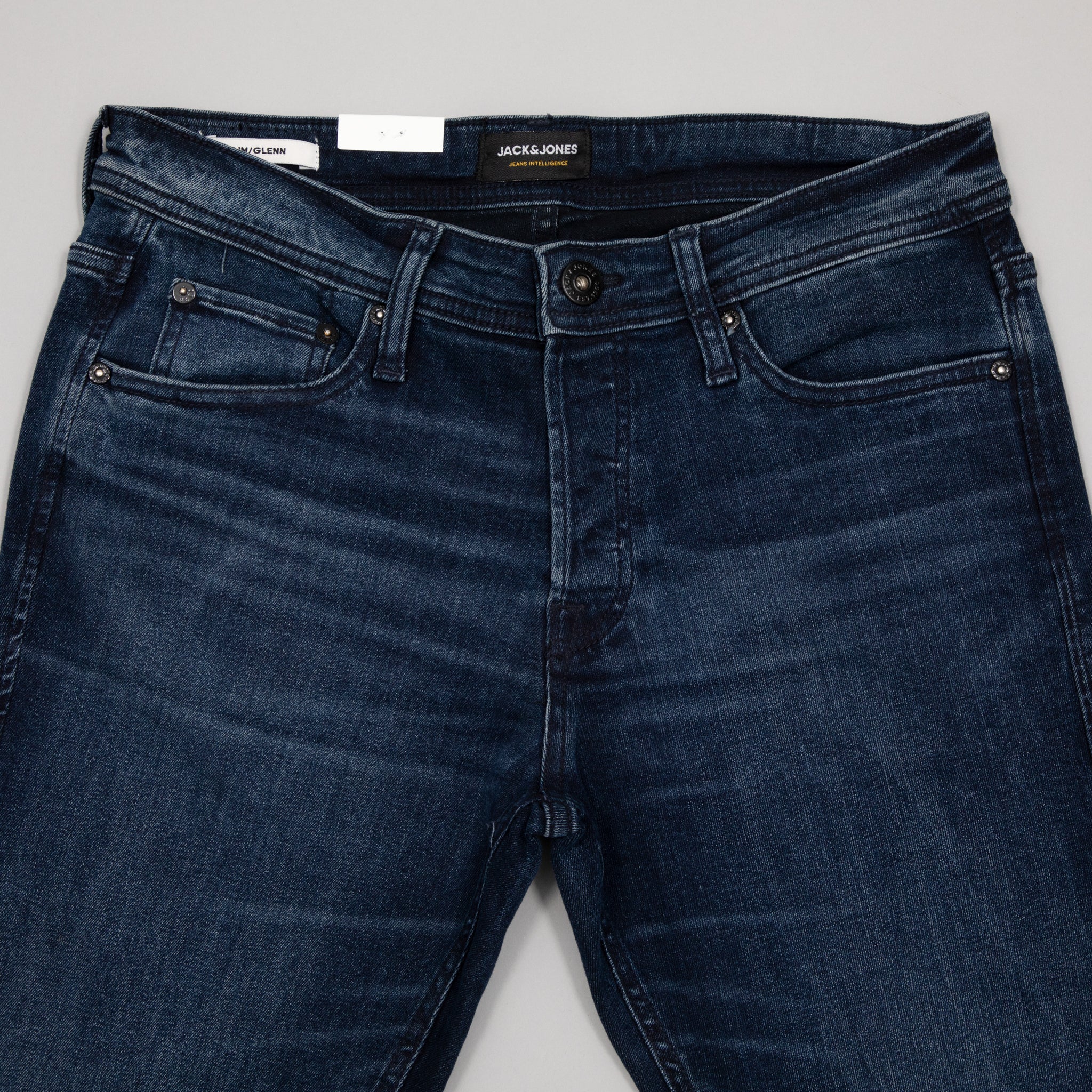 JACK & JONES Glenn Original 812 Slim Fit Jeans in DARK BLUE DENIM
