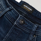 JACK & JONES Glenn Original 812 Slim Fit Jeans in DARK BLUE DENIM