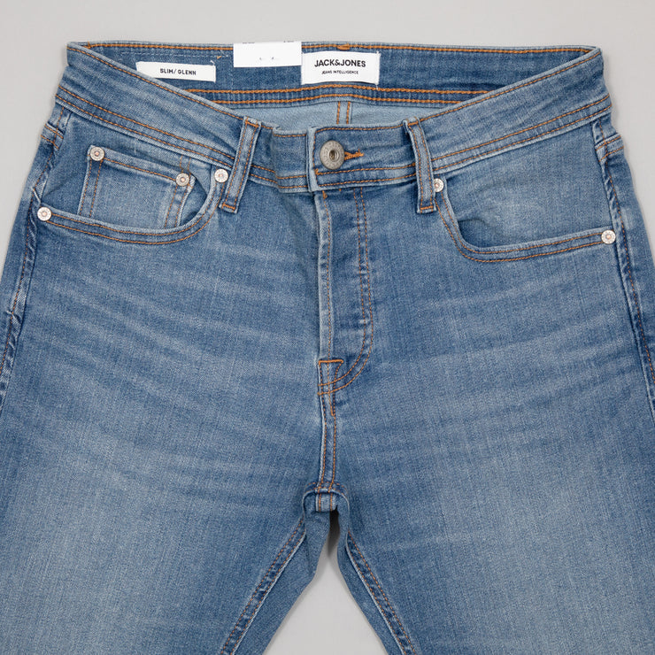JACK & JONES Glenn Original 815 Slim Fit Jeans in LIGHT BLUE DENIM
