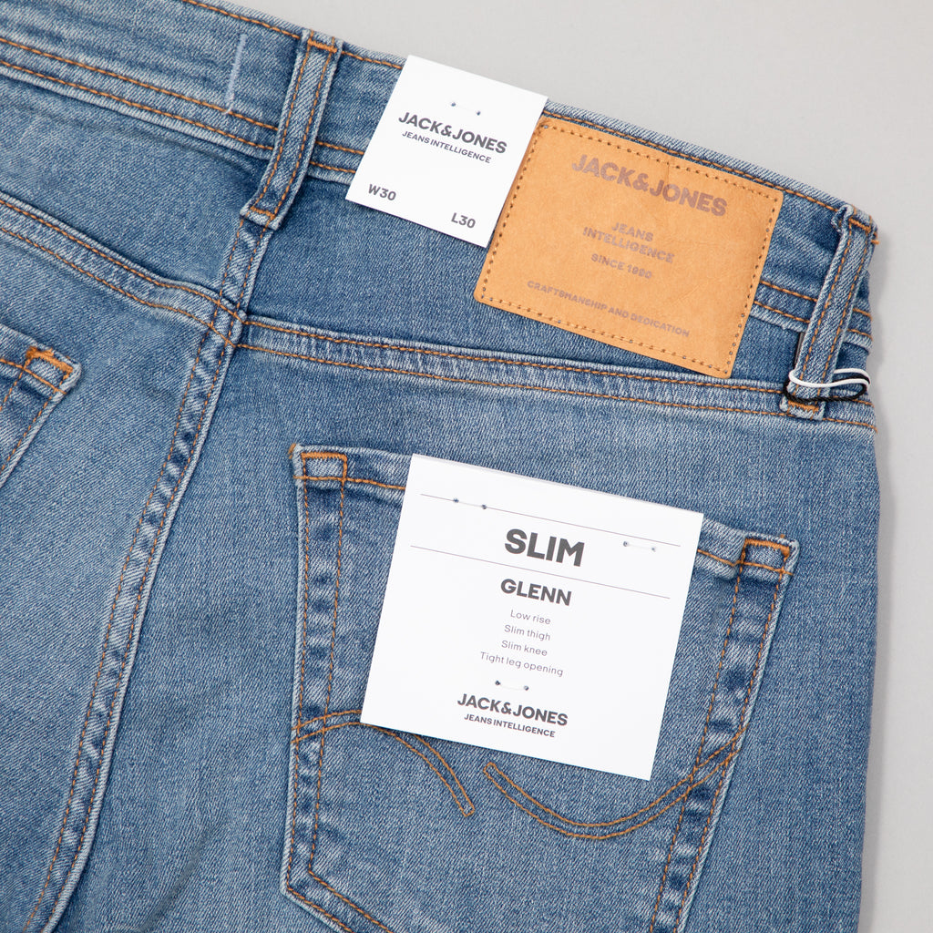 JACK & JONES Glenn Original 815 Slim Fit Jeans in LIGHT BLUE DENIM