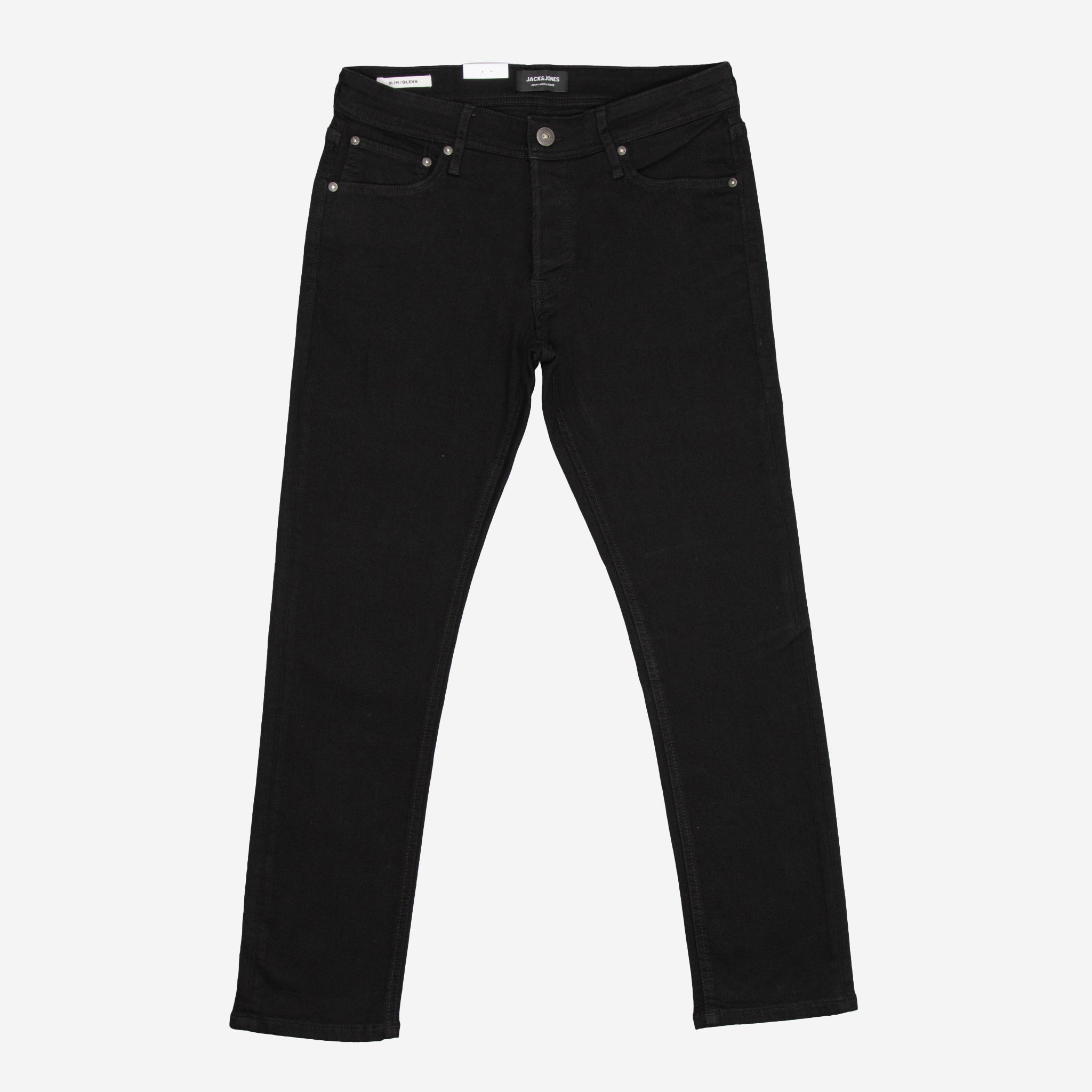 JACK & JONES Glenn Original 816 Slim Fit Jeans in BLACK DENIM