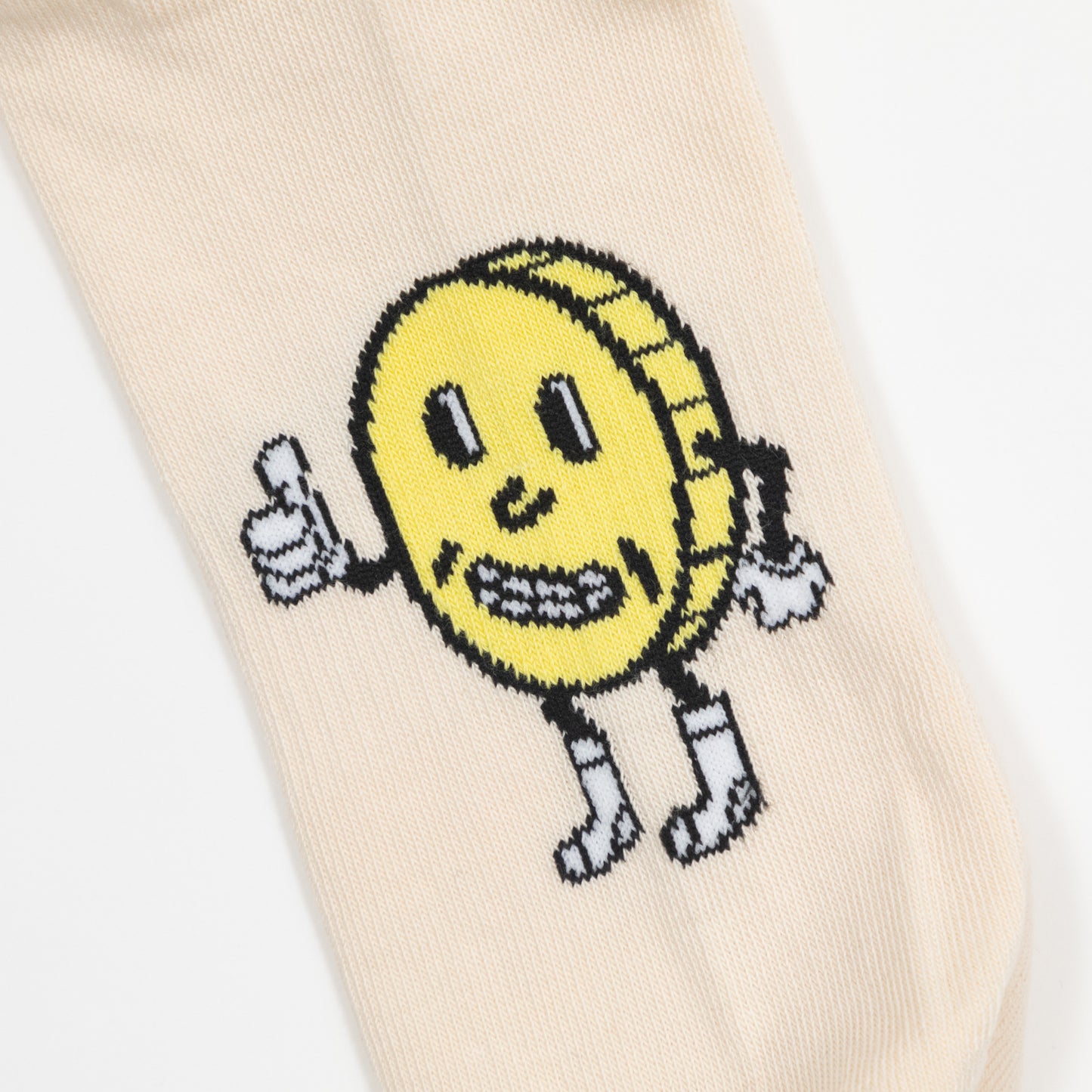 HAPPY SOCKS Happy Coin Socks in BEIGE