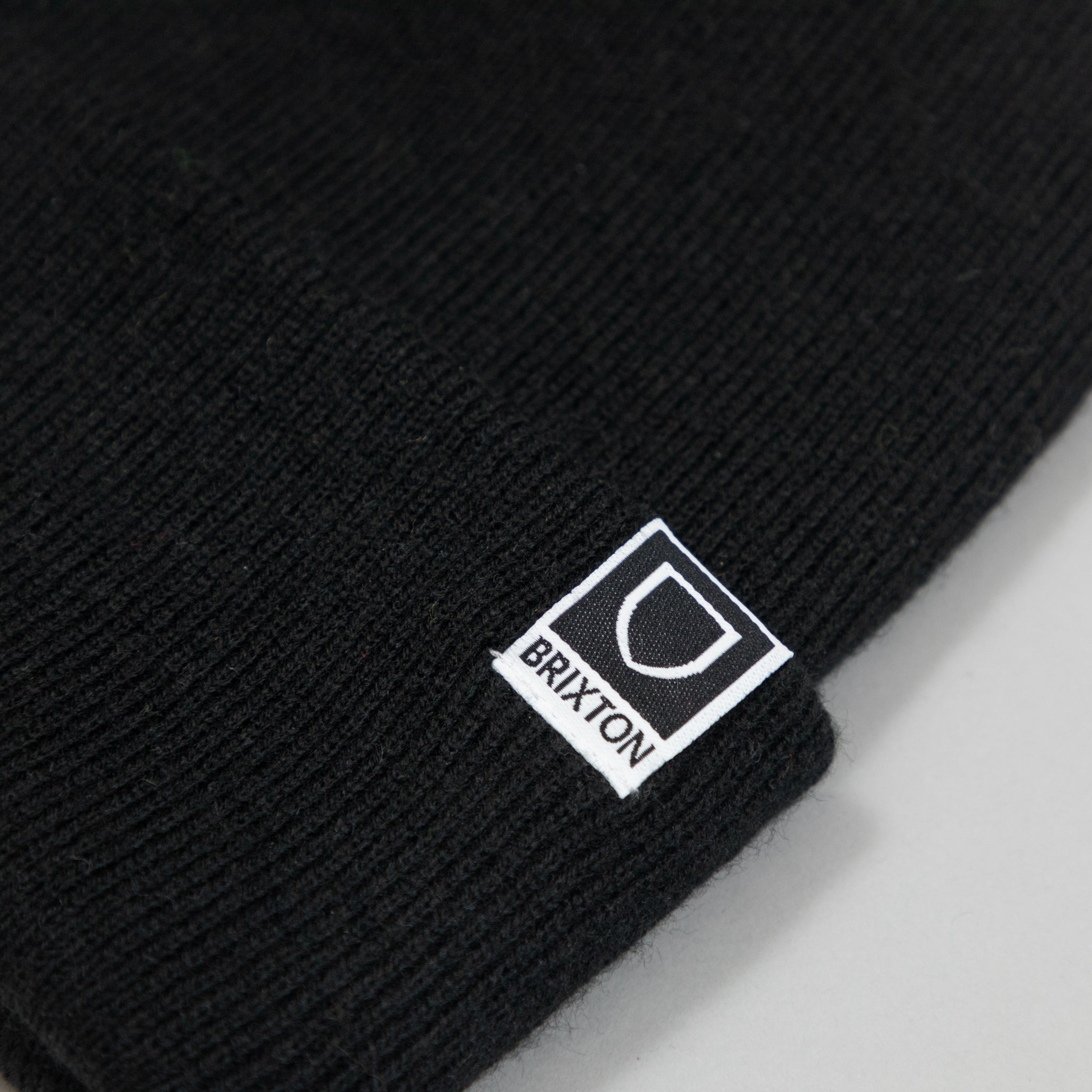 BRIXTON Harbor Beta Watch Cap Beanie in BLACK