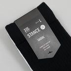 STANCE Icon 3 Pack Socks in BLACK, WHITE & GREY