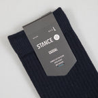STANCE Icon Classic Crew Socks in DARK NAVY