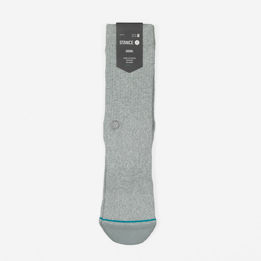 STANCE Icon Classic Crew Socks in GREY