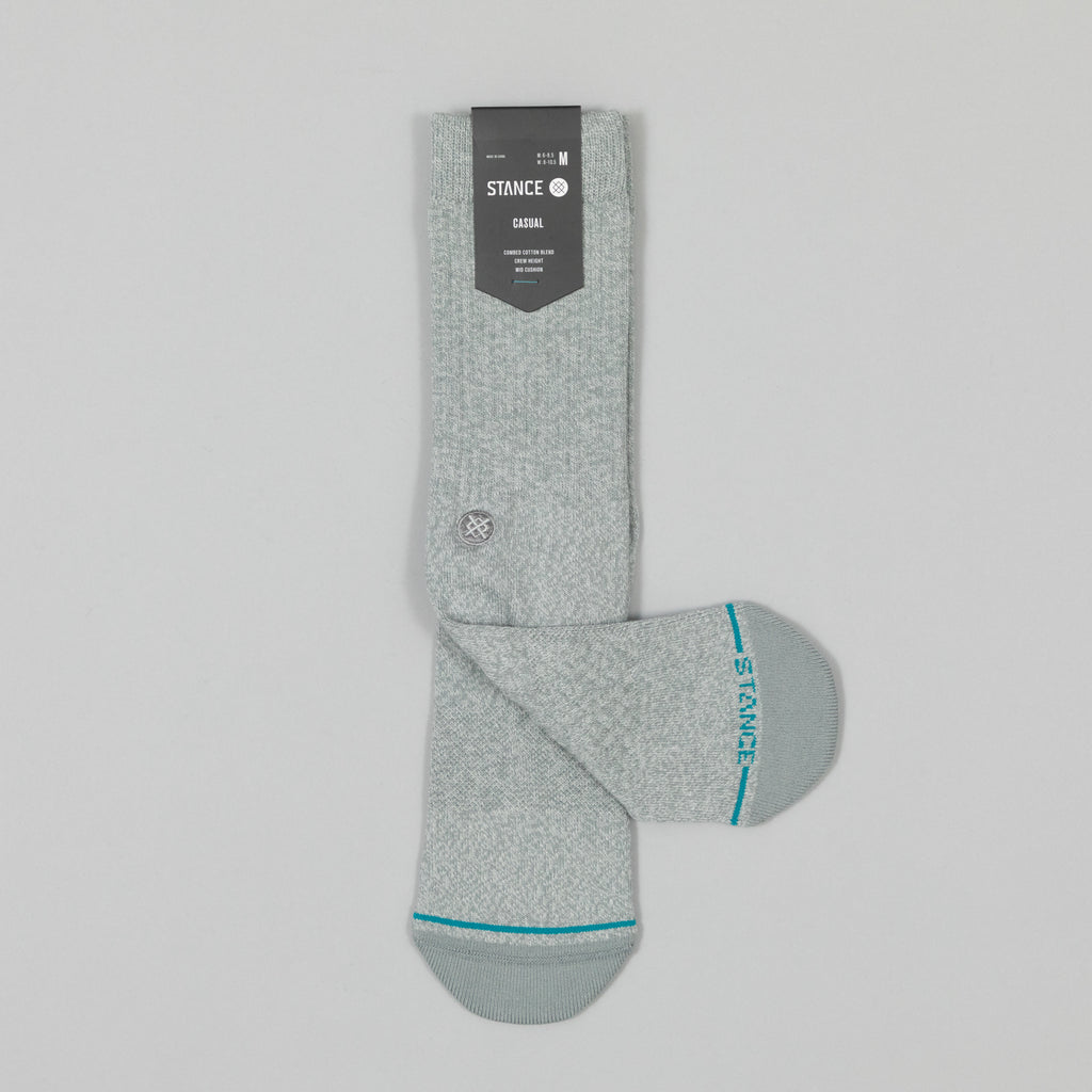 STANCE Icon Classic Crew Socks in GREY