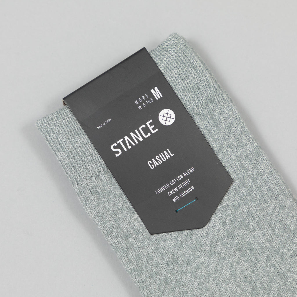 STANCE Icon Classic Crew Socks in GREY