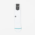 STANCE Icon Classic Crew Socks in WHITE