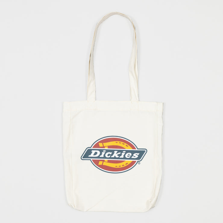 DICKIES Icon Logo Tote Bag in ECRU
