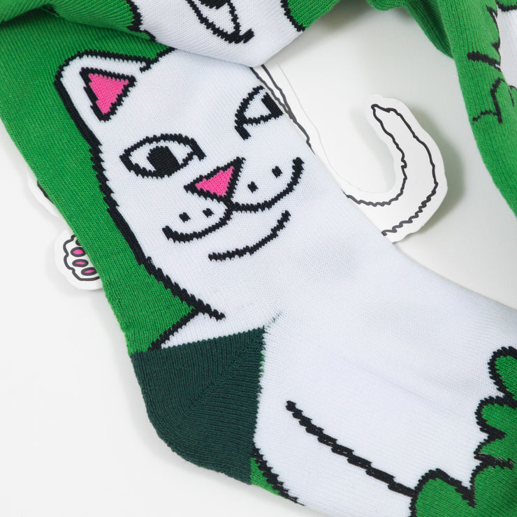 RIPNDIP Imma Head Out Socks in GREEN