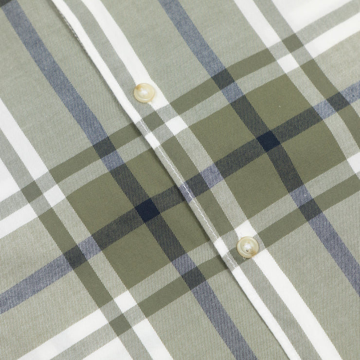 JACK & JONES Joshua Lightweight Check Shirt in OLIVE GREEN