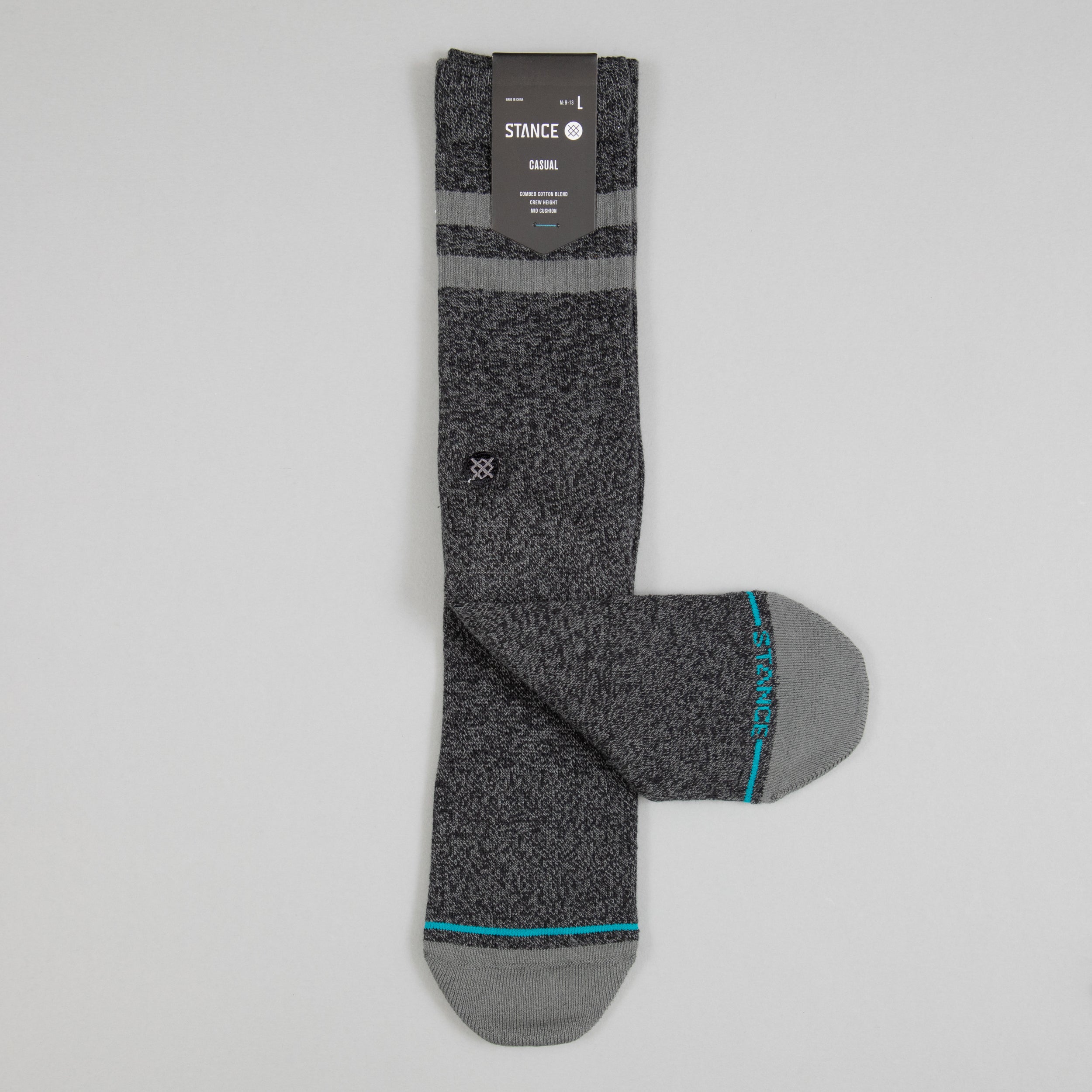 STANCE Joven Staple Crew Socks in BLACK