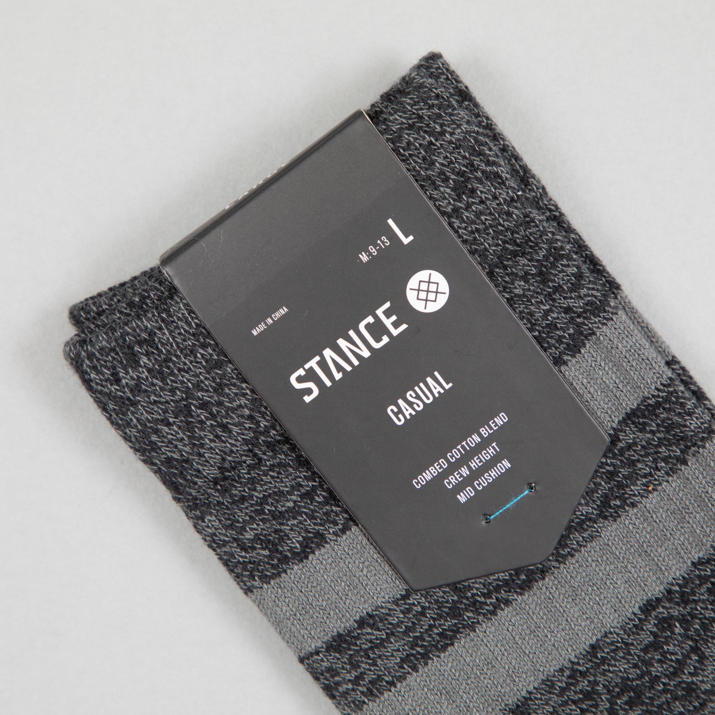 STANCE Joven Staple Crew Socks in BLACK