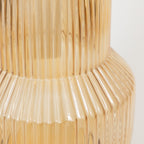 LIGHT & LIVING Leila Glass Vase in BROWN (Large)